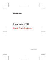 Lenovo P70 Operating instructions