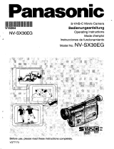 Panasonic NV SX30 EG Owner's manual