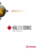 Steinberg HALion Sonic Owner's manual