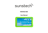 Sunstech Kids 9 QC 8GB Operating instructions