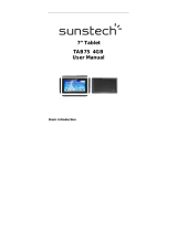 Sunstech TAB75 Owner's manual