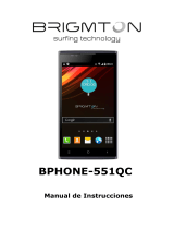 Brigmton BPhone 551-QC Owner's manual