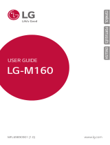 LG M160 Operating instructions