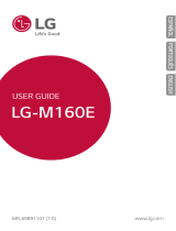 LG M160E Operating instructions