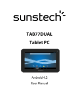 Sunstech Tab 77 Dual Operating instructions