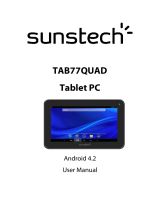 Sunstech Tab 77 Quad Operating instructions
