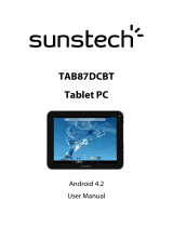 Sunstech Tab 87 DCBT Operating instructions