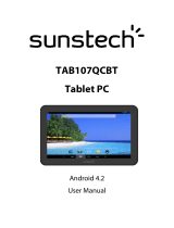 Sunstech Tab 107 QCBT Owner's manual