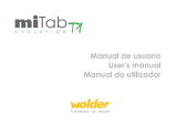 Wolder miTab Evolution T1 Owner's manual