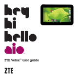 ZTE Velox V-72A Owner's manual