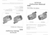 Hitachi VM-H725LA Operating instructions