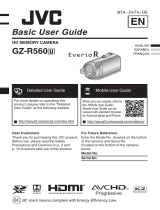 JVC GZ-R560 User guide