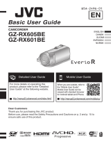 JVC GZ-RX605 User guide