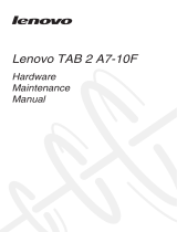 Lenovo Tab Series User Tab 2 A7-10F User manual