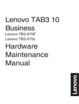 Lenovo Tab Series User TB3-X70F User manual