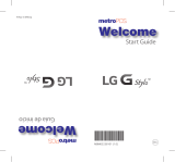 LG MS G Stylo Metro PCS Quick start guide