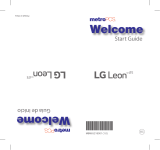 LG MS Leon 4G LTE Metro PCS Quick start guide