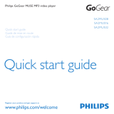 Philips SA2MUS08 Quick start guide
