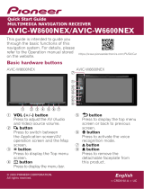 Pioneer AVIC W8600 NEX Quick start guide