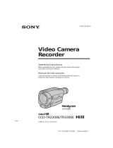 Sony Série CCD-TR2200E User manual