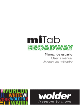 Wolder miTab Broadway User manual