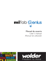 Wolder miTab Genius Owner's manual
