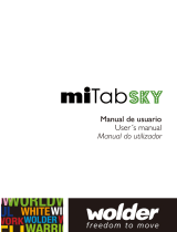 Wolder miTab Sky Owner's manual