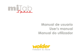 Wolder miTab Space User manual