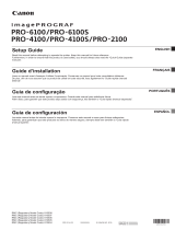 Canon imagePROGRAF PRO-6100 Installation guide