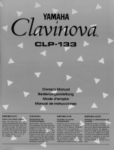 Yamaha CLP-133 Owner's manual
