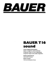 Bauer T16 Sound Owner's manual