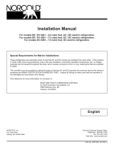 Norcold DE-0061/EV-0061 Installation guide