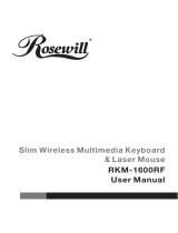 Rosewill RKM-1600RF User manual