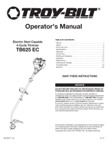 Troy-Bilt TB635EC User manual