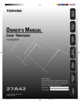 Toshiba ColorStream 27A42 User manual