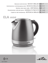 eta ELA Mini 8599 90040 šedá Operating instructions
