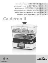 eta Calderon II 1134 90010 Owner's manual