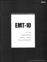 Yamaha EMT-10 Owner's manual