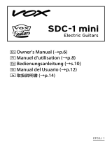 Vox SDC-1 mini Owner's manual