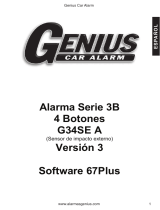 Genius Car Alarm Alarma Genius G34-Se Owner's manual