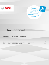 Bosch DUL63CA50V/01 Installation guide