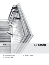 Bosch KDN53AL30A/01 User manual