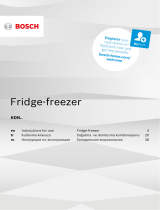 Bosch Free-standing fridge-freezer Operating instructions