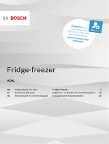 Bosch KDN56VW23N/01 Operating instructions