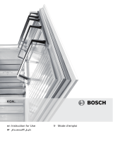 Bosch KGN57AI50I/01 User manual