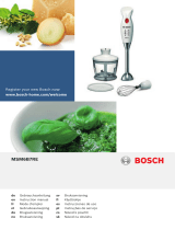 Bosch MSM6B7RE/02 User manual
