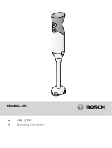 Bosch MSM64010KR/01 User manual