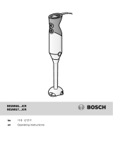 Bosch MSM66150KR/01 User manual