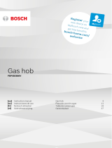 Bosch Gas hob with integrated controls User guide