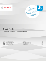 Bosch Gas hob with integrated controls User manual